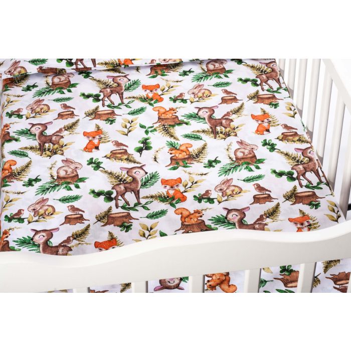 Beebi voodipesu komplektid 135x100 "Forest family"