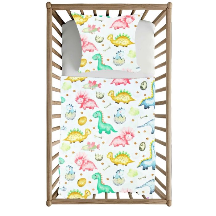 Voodipesu beebidele 135x100 "Dino"  