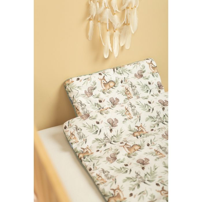 Voodipesu beebidele  täidisega 135x100 "Deer" 