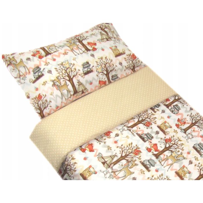 Beebi voodipesukomplektid  100x135 "Raccoon" hall 