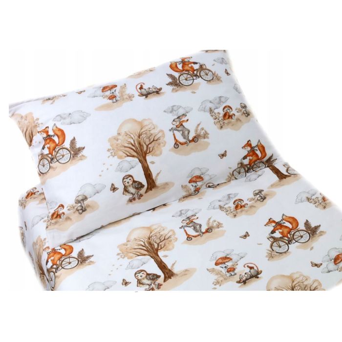 Voodipesu beebidele 135x100 "Beige fox" 