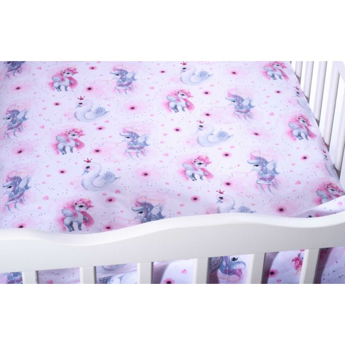 Beebi voodipesukomplektid  100x135 "Lovely" valge