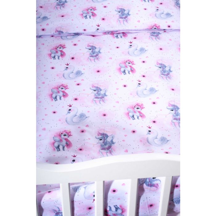 Beebi voodipesukomplektid  100x135 "Lovely" valge