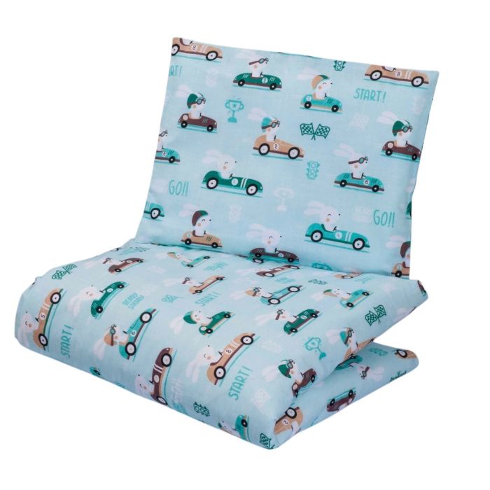 Voodipesu beebidele 135x100 "Bunny go" 