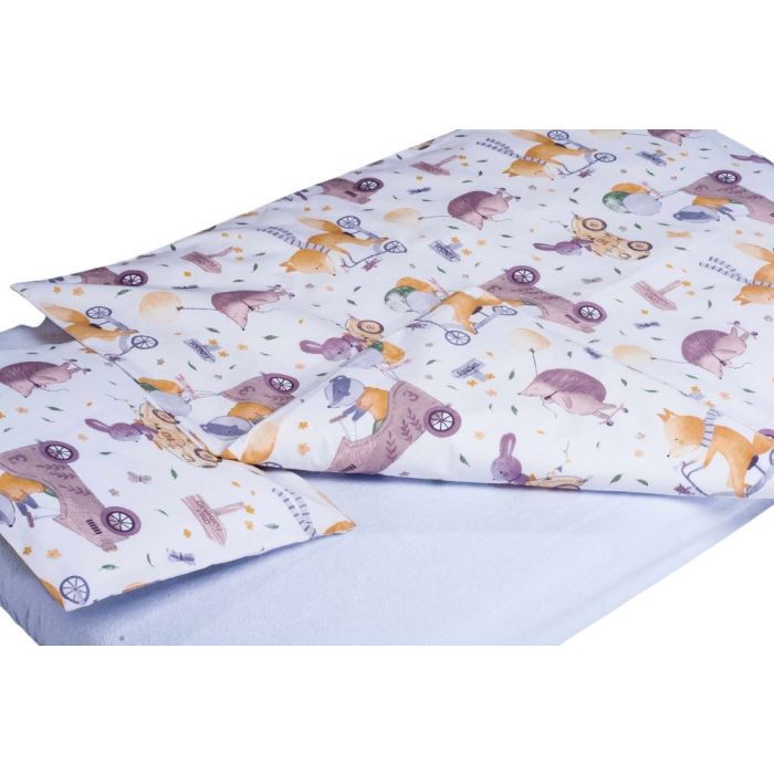 Voodipesu beebidele 135x100 "The racers" 