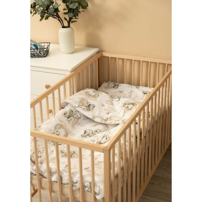 Voodipesu beebidele 135x100 "Cosy clouds" + voodilinad 120x60 