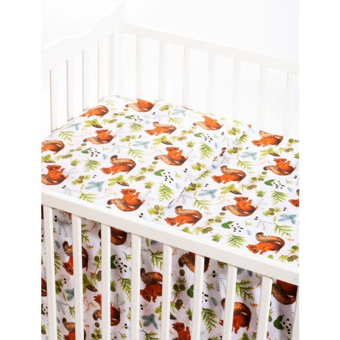 Voodipesu beebidele 135x100 "Nut lovers"  