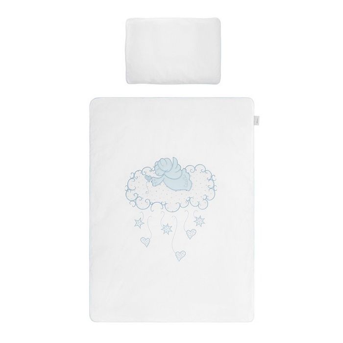 Beebi voodipesu ja voodipehmendus "Angels" sinine