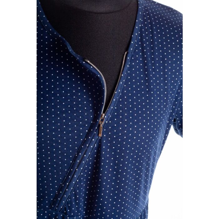 Puuvillane öösärk rasedatele naistele "Dotty"