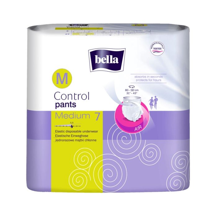 Sünnitusjärgsed hügieenisidemed BELLA control pants M 6 tk