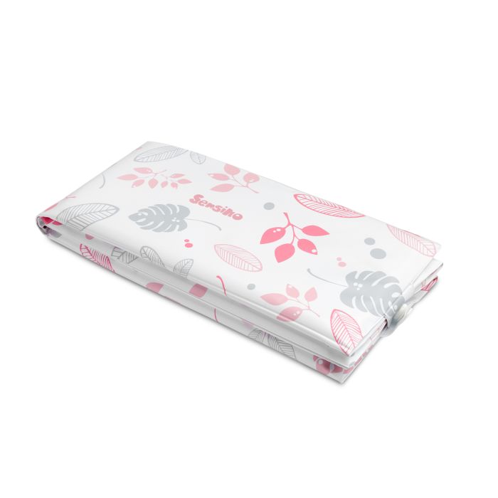 Neperšlampamas paklotėlis "Flora" 40x58 cm rausvas