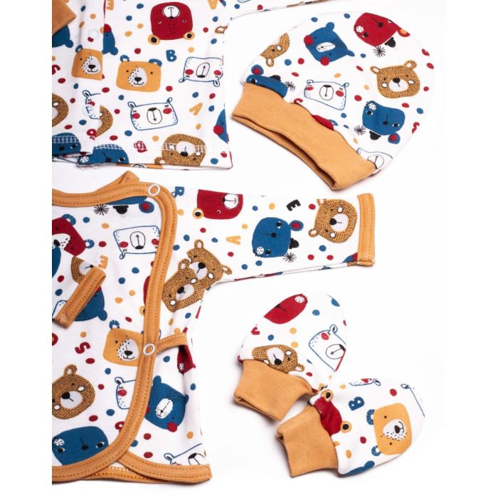 Komplekt vastsündinule 5-e osaline  "Teddy beige"  