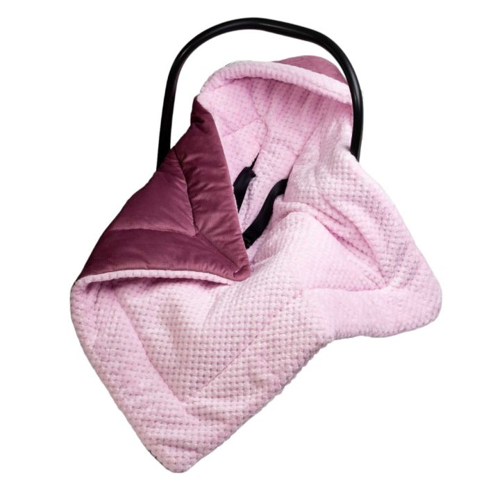 Soojakott turvahälli "WARM VELVET" 80x80 cm ploomililla