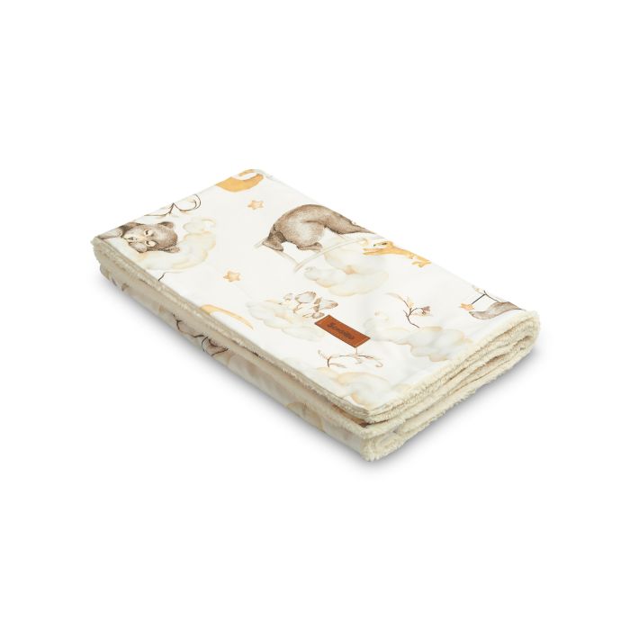 Beebi tekk  "Silky" 100x80 cm with Cosy clouds