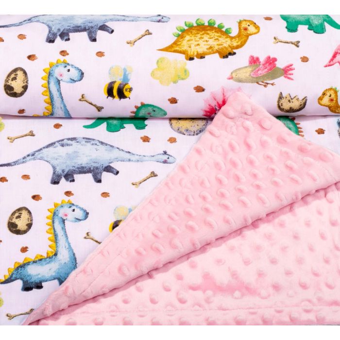 Beebitekk 100x75cm "Dino" roosa