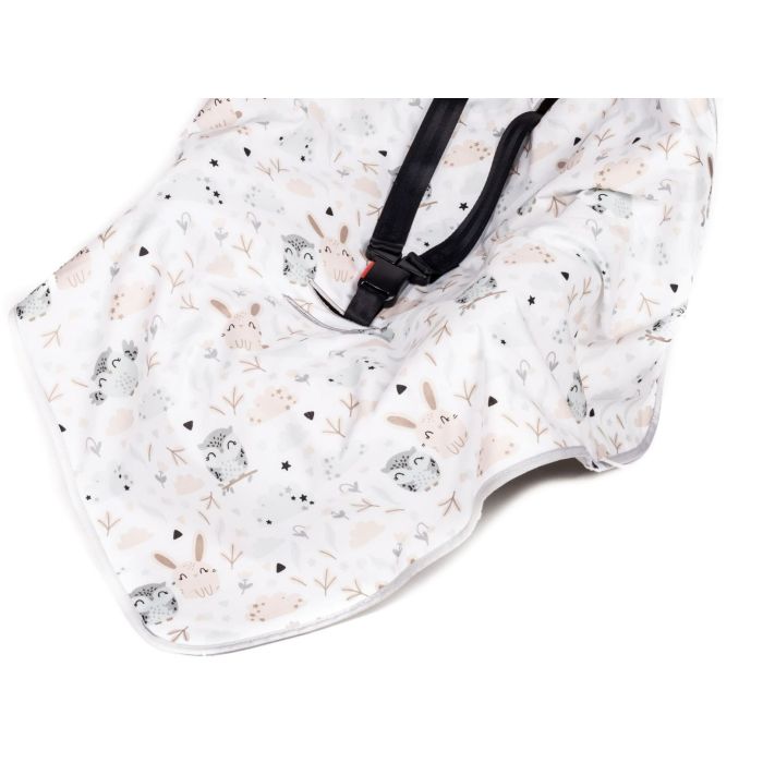 Soojakott-tekk vankrisse/turvatool "Owly" 80x80 cm