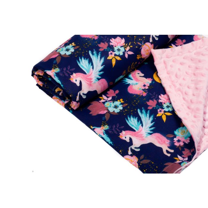 Beebitekk 100x75cm "Magic unicorns" roosa