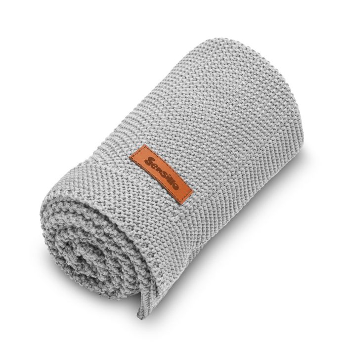 Megztas pledukas kūdikiui "Mama" iš medvilnės 100x80