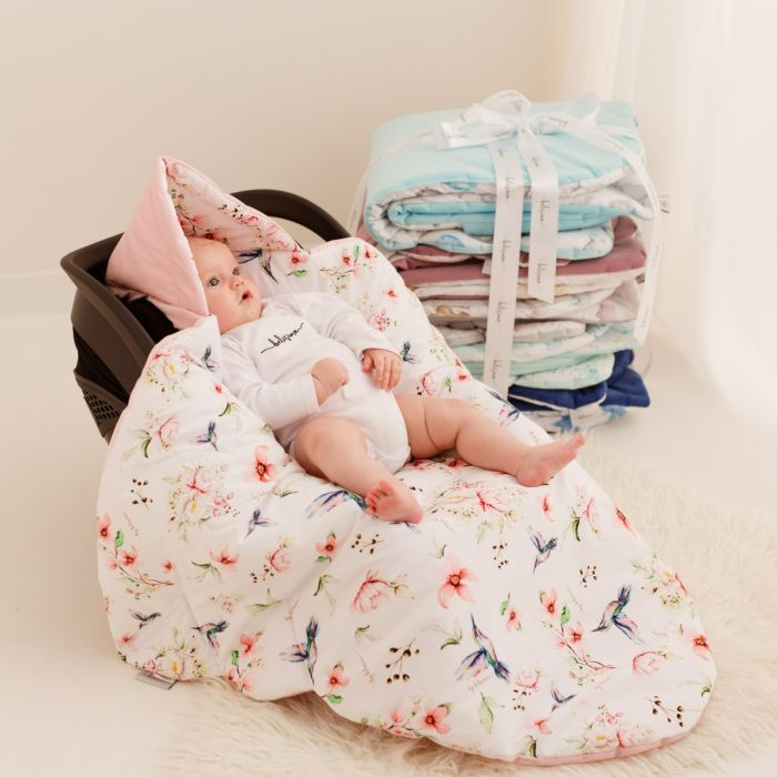 Turvahälli tekk ja soojakott  "Colibri" 90x90 cm