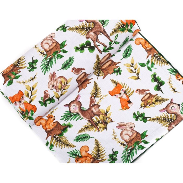 Beebitekk 100x75cm "Forest family" roheline