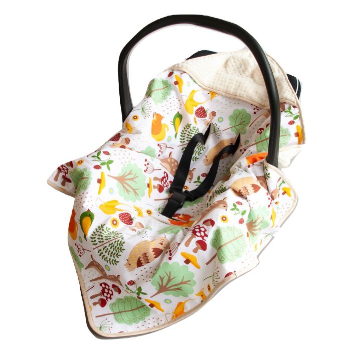 Pledai kūdikiams, automobilinei kėdutei