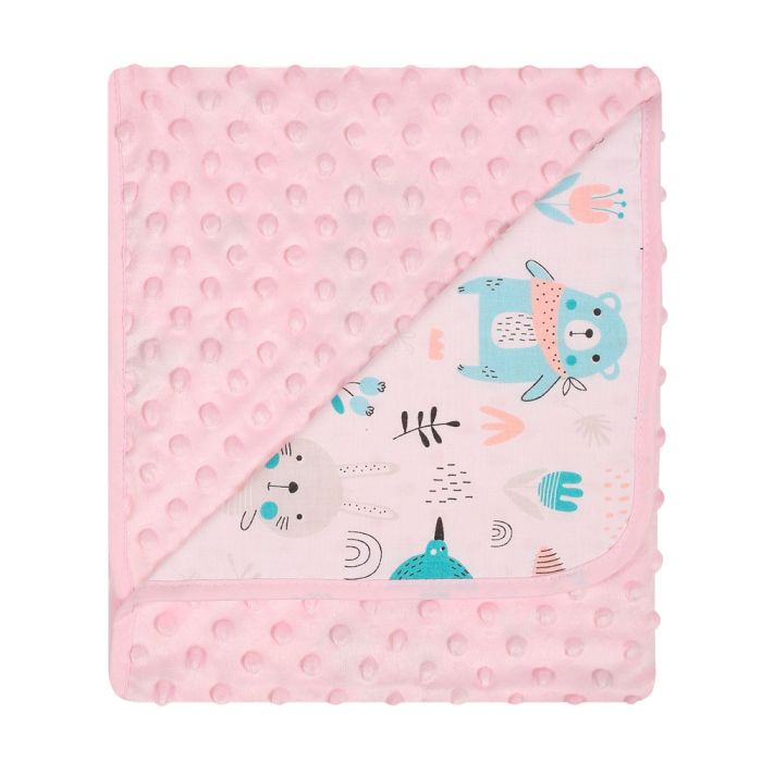 Beebitekk  90x80 cm "Forest" roosa