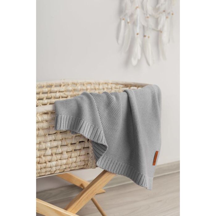 Kootud bambusviskoos beebitekk "Bamboo" 100x80 cm hall