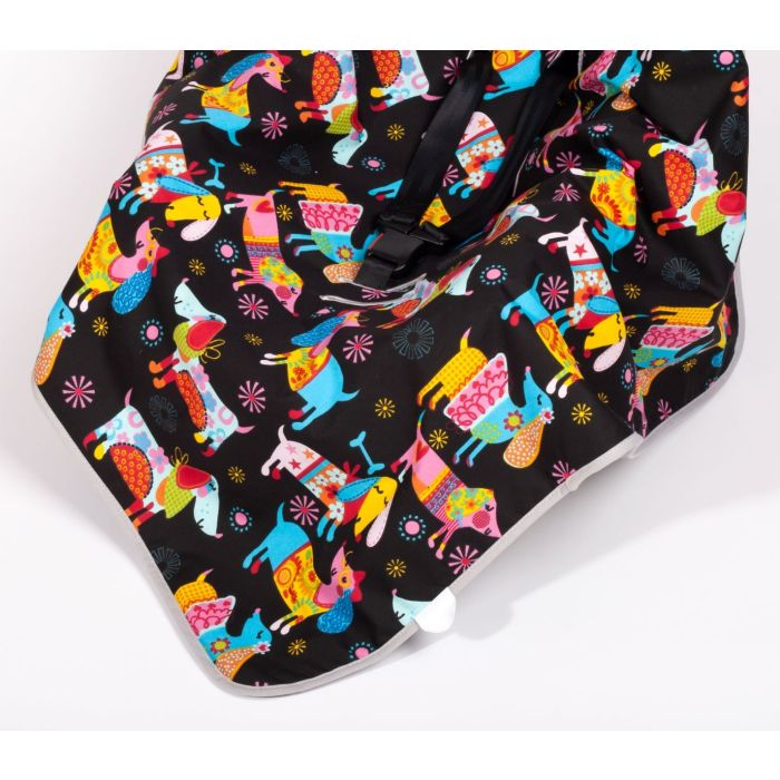 Soojakott-tekk vankrisse/turvatool  "Dog lovers" 80x80 cm