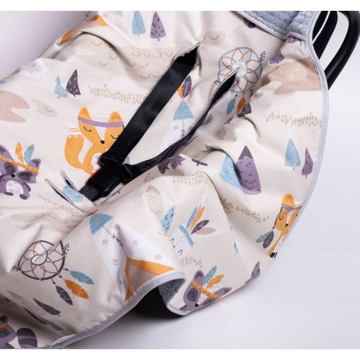 Soojakott-tekk vankrisse/turvatool "Dream catcher" 80x80 cm