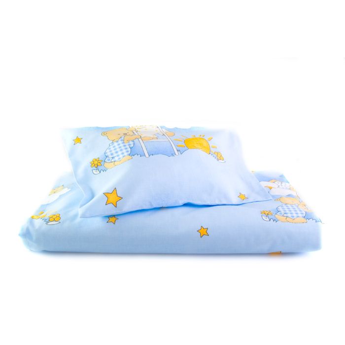 Voodipesu komplekt hälli 80x70cm "Pilved", sinine