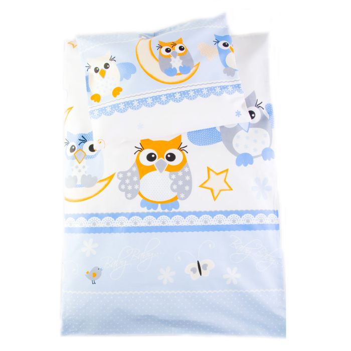 Voodipesu komplekt vankrisse "Ilusad unenäod" sinine