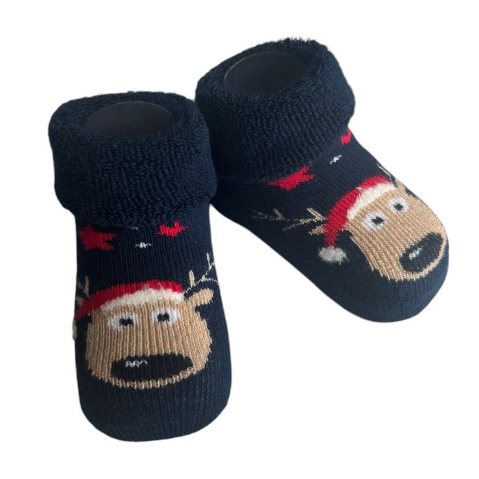 Puuvillased beebisokid 0-6 k, Rudolf