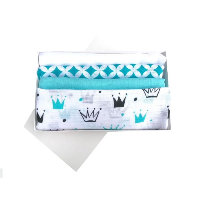 Puuvillased seatud mähkmed "Princess Jasmine" 4tk