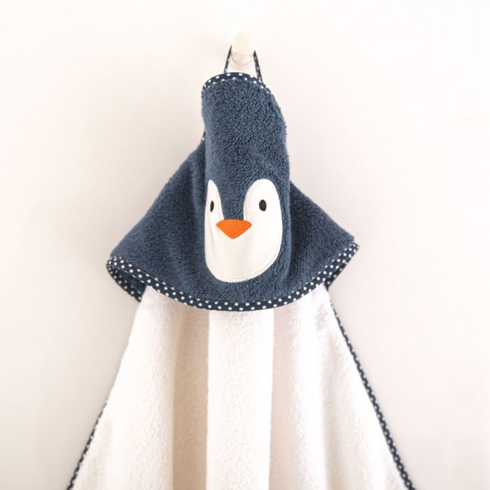 Beebi rätik (Egiptuse puuvill) "Penguin alabaster" 