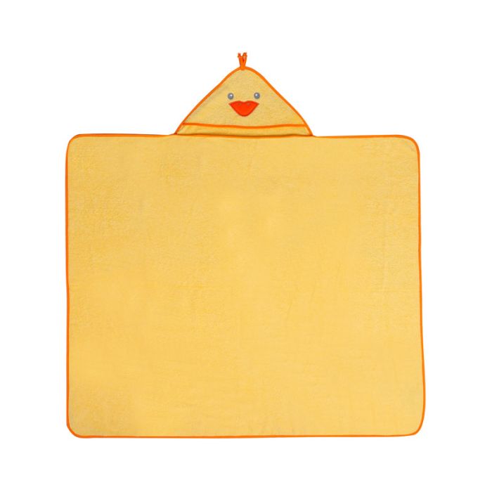 Beebi rätik "Duck" 120x100 cm kollane