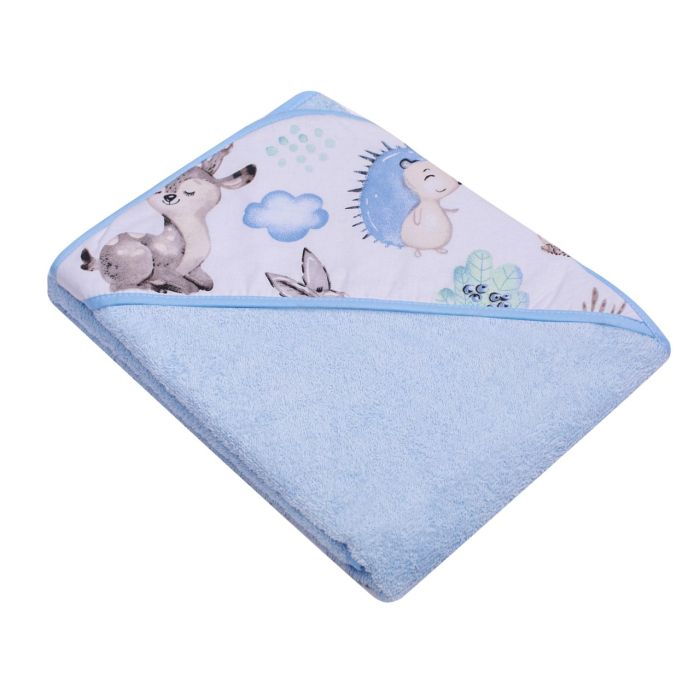 Beebi rätik "Ulf" 80x80 cm "frotte" sinine