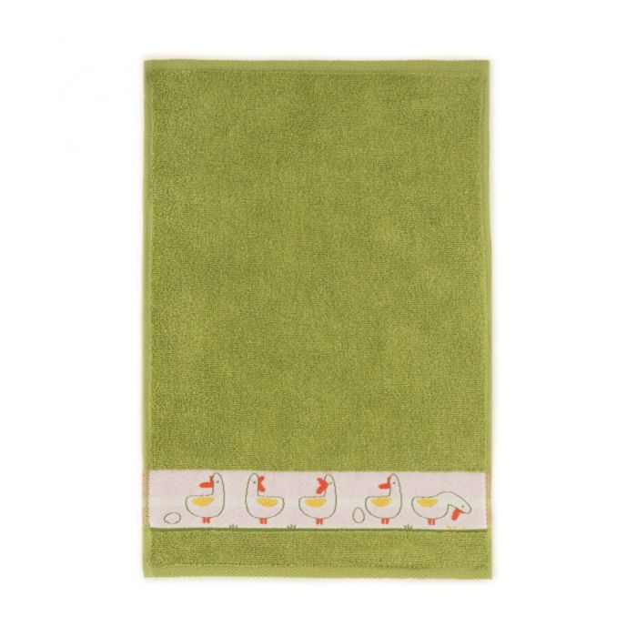 Beebi rätik (Egiptuse puuvill) "Duck green" 