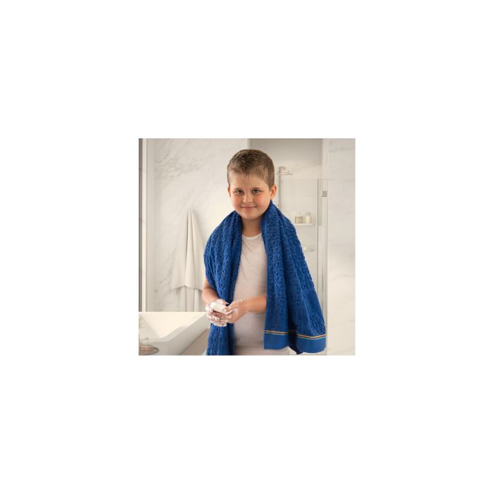 Beebi rätik (Egiptuse puuvill) "Gamer blue" 