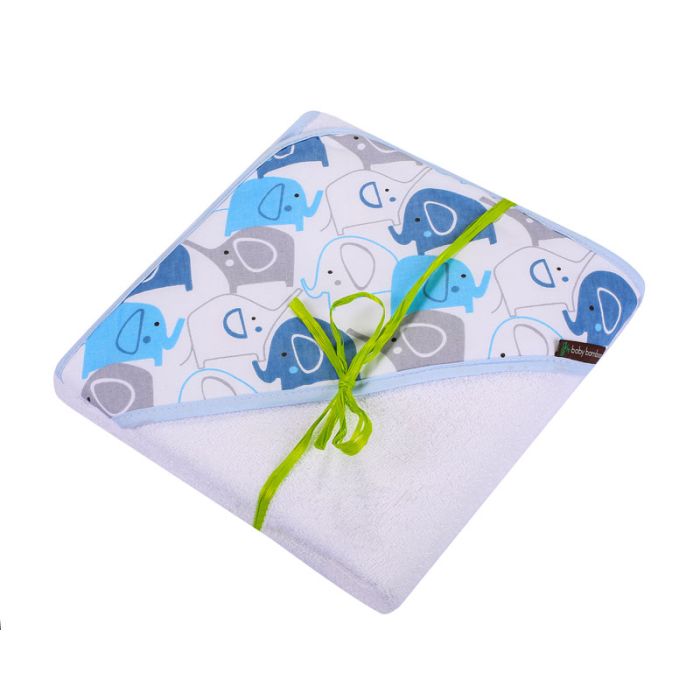 Rankšluosčiai kūdikiams su gobtuvu 