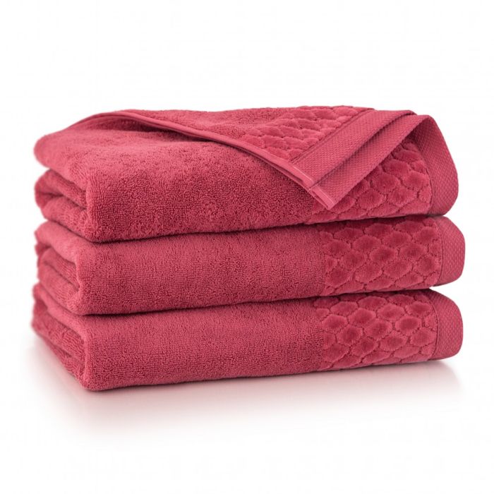 Rätik (Egiptuse puuvill) "Marettimo" 70x140 cm burgundia punane