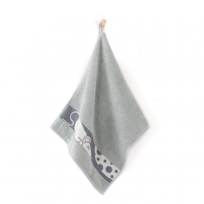 Beebi rätik (Egiptuse puuvill) "Mouse grey"