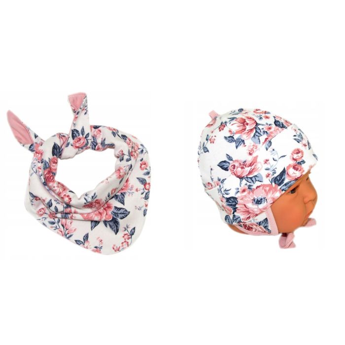 Beebi müts ja sall "Cosy" - English rose