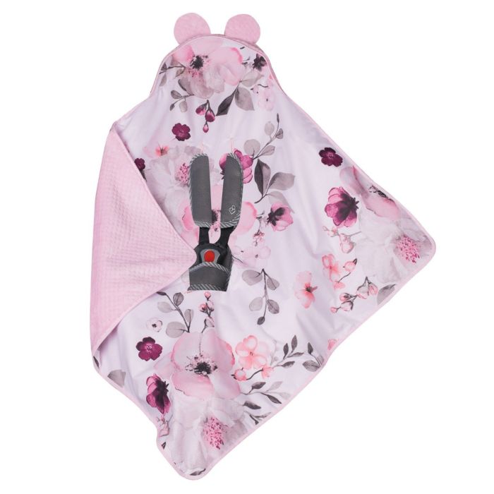 Turvahälli tekk ja soojakott "Lila" 80x80 cm roosa