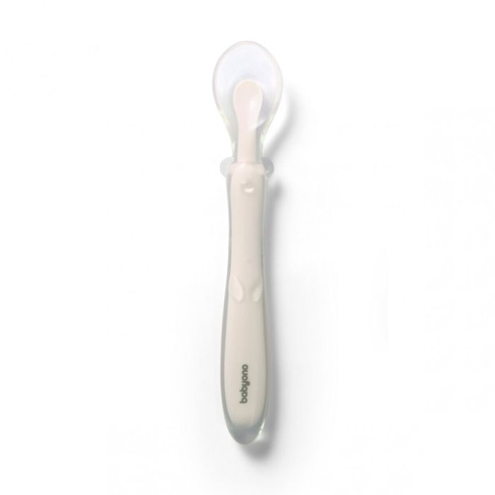 BabyOno silikoon lusikas beige