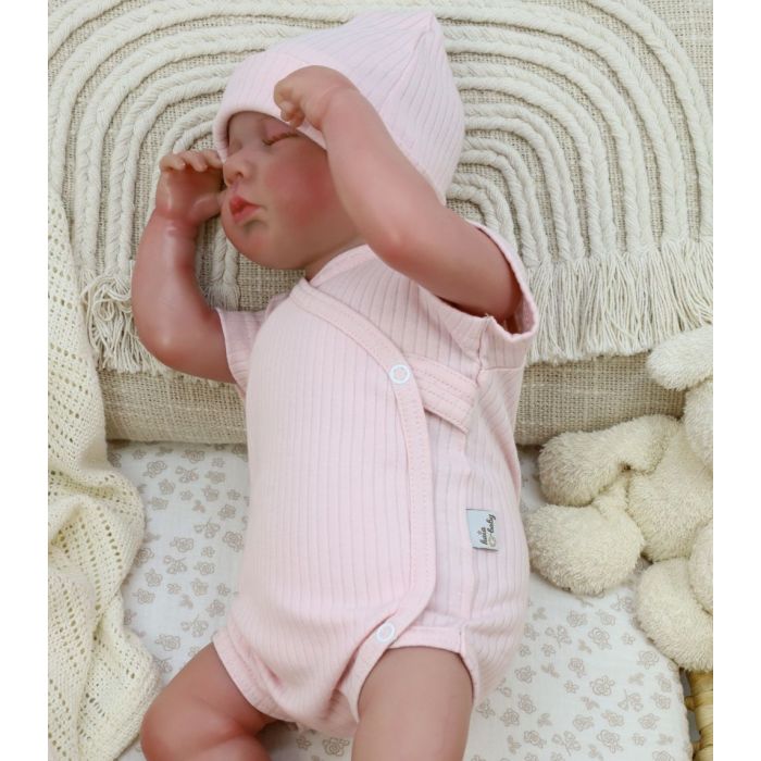 Beebi bodi lühikeste varrukatega "Kos" pale rose