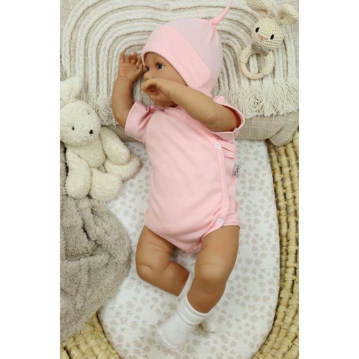 Beebi bodid lühikeste varrukatega "One" candy pink
