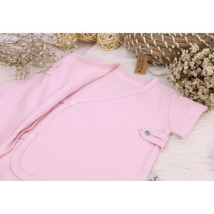 Beebi bodi lühikeste varrukatega "Kos" pale rose