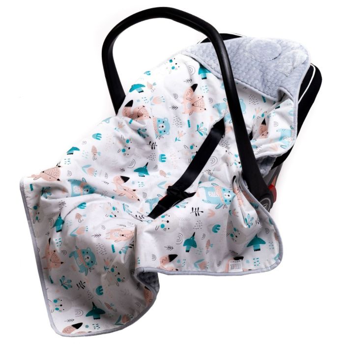 Soojakott-tekk vankrisse/turvatool "Forest" 80x80 cm 