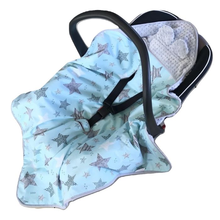 Soojakott-tekk vankrisse/turvatool "Star" 80X80 cm 