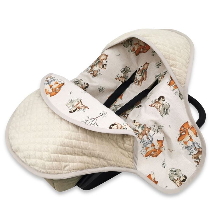 Turvahälli tekk ja soojakott "Forest family beige"  